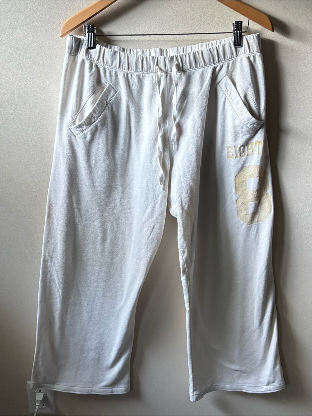PINK White Wide Leg 2008 Sweatpants